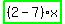 highlight_green%28+%282-7%29%2Ax+%29