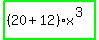 highlight_green%28+%2820%2B12%29%2Ax%5E%283%29+%29