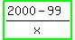 highlight_green%28+%282000-99%29%2Fx+%29