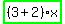 highlight_green%28+%283%2B2%29%2Ax+%29