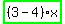 highlight_green%28+%283-4%29%2Ax+%29