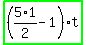 highlight_green%28+%285%2A1%2F2-1%29%2At+%29