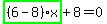 highlight_green%28+%286-8%29%2Ax+%29%2B8=0