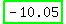 highlight_green( -10.05 )