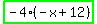 highlight_green%28+-4%2A%28-x%2B12%29+%29