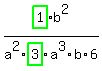 highlight_green%28+1+%29%2Fa%5E2%2Ab%5E2%2Fhighlight_green%28+3+%29%2Fa%5E3%2Fb%2F6