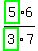 highlight_green%28+5+%29%2Fhighlight_green%28+3+%29%2F7%2A6