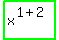 highlight_green%28+x%5E%281%2B2%29+%29