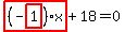 highlight_red%28+%28-highlight_red%28+1+%29%29%2Ax+%29%2B18=0