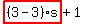 highlight_red%28+%283-3%29%2As+%29%2B1