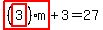 highlight_red%28+%28highlight_red%28+3+%29%29%2Am+%29%2B3=27