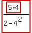 highlight_red%28+%28highlight_red%28+5%2A4+%29%29%2F%282-4%5E2%29+%29