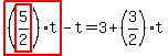 highlight_red%28+%28highlight_red%28+5%2F2+%29%29%2At+%29-t=3%2B%283%2F2%29%2At