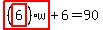 highlight_red%28+%28highlight_red%28+6+%29%29%2Aw+%29%2B6=90