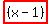 highlight_red%28+%28x-1%29+%29