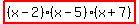 highlight_red%28+%28x-2%29%2A%28x-5%29%2A%28x%2B7%29+%29