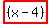 highlight_red%28+%28x-4%29+%29