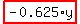 highlight_red%28+-0.625%2Ay+%29