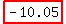 highlight_red( -10.05 )