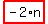 highlight_red%28+-2%2An+%29