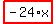 highlight_red%28+-24%2Ax+%29