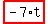 highlight_red%28+-7%2At+%29
