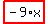 highlight_red%28+-9%2Ax+%29