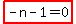 highlight_red%28+-n-1=0+%29