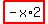 highlight_red%28+-x%2A2+%29