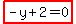 highlight_red%28+-y%2B2=0+%29