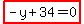 highlight_red%28+-y%2B34=0+%29