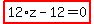 highlight_red%28+12%2Az-12=0+%29
