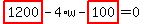 highlight_red%28+1200+%29-4%2Aw-highlight_red%28+100+%29=0
