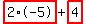 highlight_red%28+2%2A-5+%29%2Bhighlight_red%28+4+%29