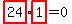 highlight_red%28+24+%29%2Ahighlight_red%28+1+%29=0
