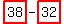 highlight_red%28+38+%29-highlight_red%28+32+%29
