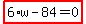 highlight_red%28+6%2Aw-84=0+%29