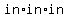 in*in*in