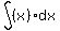 int+%28%28x%29dx%29
