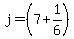 j+=+%287%2B1%2F6%29