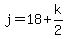 j+=+18+%2B+k%2F2