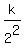 k/2^2