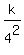 k/4^2