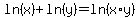 ln%28x%29%2Bln%28y%29=ln%28x%2Ay%29