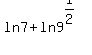 ln+7+%2B+ln+9%5E%281%2F2%29+