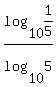 log%2810%2C1%2F5%29%2Flog%2810%2C5%29
