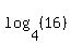 log%284%2C%2816%29%29