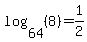 log%2864%2C+%288%29%29+=+1%2F2