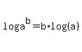 log%28a%5Eb%29+=+b%2Alog%28%28a%29%29