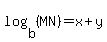 log%28b%2C%28MN%29%29=+x%2By